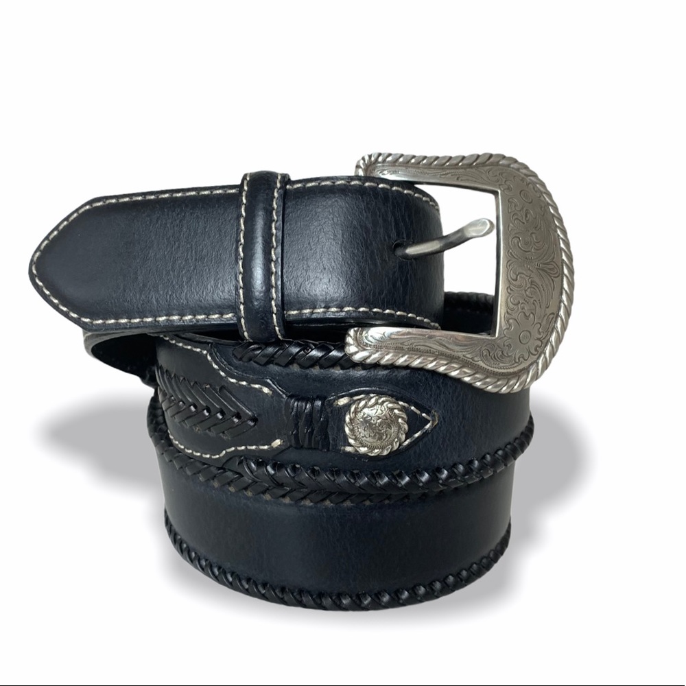Leather Embellished Belt